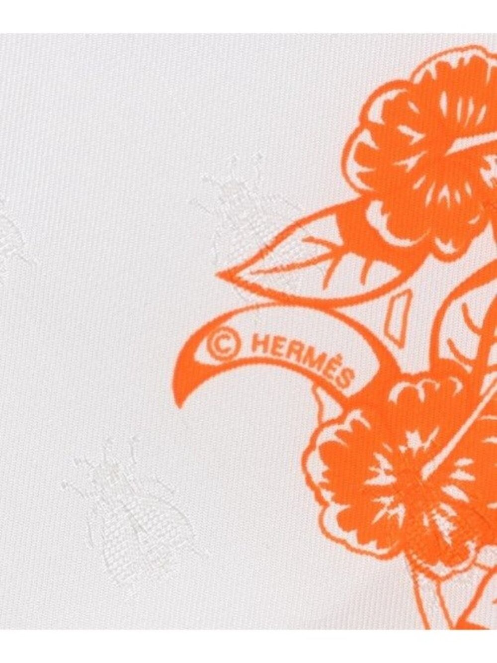 Hermes Bandana Scarf Orange - Picture 5 of 6